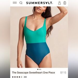 Summersalt One Piece - Teal & Deep Teal